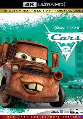 [4K蓝光原盘] 赛车总动员2 (2011) Cars 2 / 3D反斗车王2(港) / 飞车正传2 / 汽车总动员2 / 小汽车的故事2 / Cars2：世界大赛(台) /