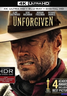 [4K蓝光原盘] 不可饶恕(1992)  Unforgiven  / The Cut Whore Killings / The William Munny Killings / 不被饶恕的人 / 杀无赦(台) / 豪情盖天(港) / Unforgiven.1992.2160p.BluRay.REMUX.HEVC.DTS-HD.MA.5.1