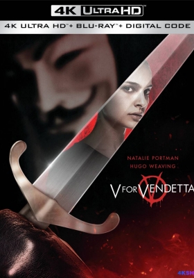 [4K蓝光原盘] V字仇杀队 (2005) V for Vendetta / V字仇杀令 / V字别动队 / V怪客(台) / V煞(港) / 复仇者V / V.for.Vendetta.2005.2160p.BluRay.HEVC.TrueHD.7.1.Atmos