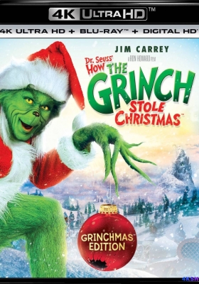 [4K蓝光原盘] 圣诞怪杰 (2000)  How the Grinch Stole Christmas / 格林奇 / 格林奇偷走圣诞节 / 格林驰如何偷走圣诞？ / 鬼灵精(台) / How.the.Grinch.Stole.Christmas.2000.2160p.BluRay.REMUX.HEVC.DTS-X.7.1