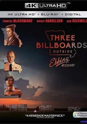 [4K蓝光原盘] 三块广告牌 (2017)  Three Billboards Outside Ebbing, Missouri / 广告牌杀人事件(港) / 意外(台) / Three.Billboards.Outside.Ebbing.Missouri.2017.2160p.BluRay.REMUX.HEVC.DTS-HD.MA.5.1