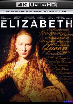 [4K蓝光原盘] 伊丽莎白 (1998) Elizabeth / 传奇女王伊利沙伯(港) / 传奇女王依利莎伯 / 伊莉莎白(台) / Elizabeth.1998.2160p.UHD.Blu-ray.HDR10.HEVC.DTS-HD.MA.5.1