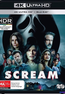 [4K蓝光原盘] 惊声尖叫5 (2022) Scream 5 / 夺命狂呼(港) / 惊声尖叫(台) / 新版惊声尖叫 / 新惊声尖叫 / Scream.2022.2160p.BluRay.HEVC.DTS-HD.MA.7.1