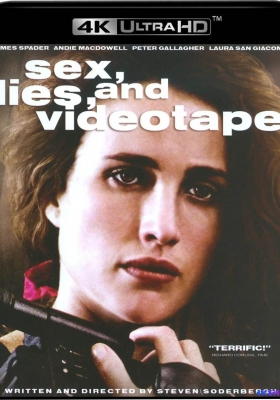[4K蓝光原盘] 性，谎言，录影带 (1989) Sex, Lies, and Videotape / 性、谎言和录像带 / 性，谎言，录像带 / 性感的谎言 / Sex.Lies.and.Videotape.1989.2160p.BluRay.HEVC.DTS-HD.MA.5.1