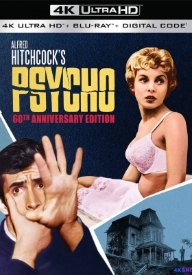 [4K蓝光原盘] 惊魂记 (1960) Psycho /  精神病患者 / 触目惊心(港) / 精神病人  /  Psycho.1960.UNCUT.2160p.BluRay.HEVC.DTS-X.7.1