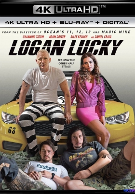[4K蓝光原盘] 神偷联盟 (2017)   Logan Lucky / 卢根急转弯(港) / 幸运的罗根 / 罗根好好运(台) / Logan.Lucky.2017.2160p.BluRay.REMUX.HEVC.DTS-HD.MA.5.1