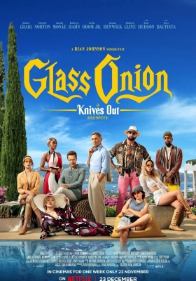 [1080P电影]利刃出鞘2 (2022) Glass Onion: A Knives Out Mystery / 锋回路转：抽丝剥茧(台) / 神探白朗2：抽丝剥茧(港) / 峰回路转2 / Knives Out‎ 2 / Glass.Onion.A.Knives.Out.Mystery.2022.1080p.NF.WEB-DL.x265.10bit.HDR.DDP5.1.Atmos
