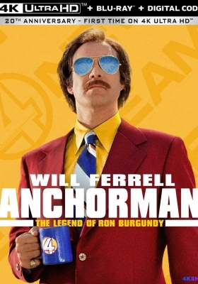 [4K蓝光原盘] 王牌播音员 (2004) Anchorman: The Legend of Ron Burgundy / 抢闸男主播(港) / 银幕大角头(台) / 名嘴传奇 / 新闻采编 / 新闻主播 / Anchorman.The.Legend.of.Ron.Burgundy.2004.2160p.UHD.Blu-ray.Remux.DV.HDR.HEVC.DTS-HD.MA.5.1