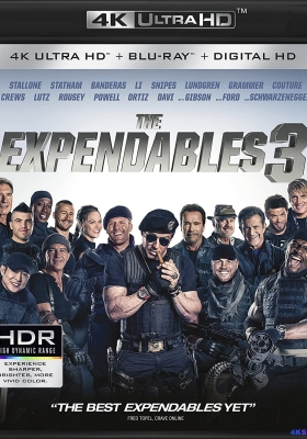 [4K蓝光原盘] 敢死队3 (2014) The Expendables 3 / 浴血任务3(台) / 轰天猛将3(港) / The.Expendables.3.2014.2160p.BluRay.UHD.HEVC.Atmos.TrueHD.7.1