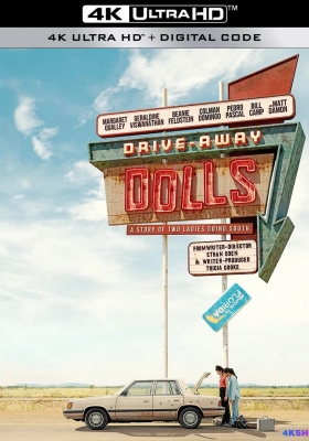 [4K电影] 出走俏娇娃 (2024) Drive-Away Dolls / 驾车出走的女人 / Drive-Away.Dolls.2024.2160p.WEB-DL.DDP5.1.Atmos.DV.HDR.H.265