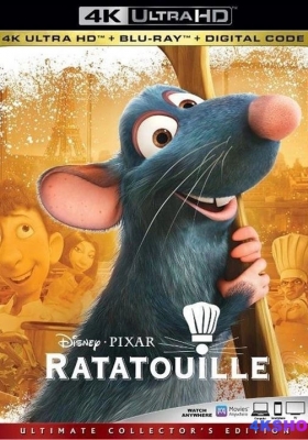 [4K蓝光原盘] 美食总动员 (2007) Ratatouille / 五星级大鼠(港) / 小鼠大厨 / 料理鼠王(台) / 蔬菜杂烩 / Ratatouille.2007.2160p.BluRay.HEVC.TrueHD.7.1.Atmos
