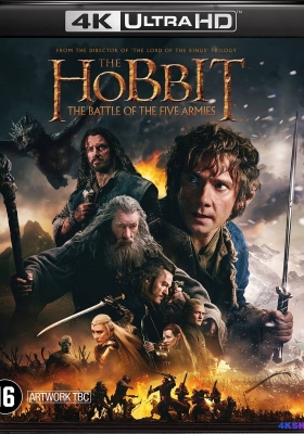 [4K蓝光原盘] 霍比特人3：五军之战 (2014) The Hobbit: The Battle of the Five Armies / There and Back Again / 哈比人：五军之战(港/台) / 哈比人：奇境再返(台) / 哈比人：汗血回归 / 指环王前传：霍比特人(下) / 霍比特人3：去而...