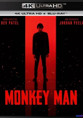 [4K蓝光原盘] 怒火战猴 (2024) Monkey Man / 小魔猴 / 怒火狂猴(台) / Monkey.Man.2024.2160p.UHD.Blu-ray.Hybrid.Remux.DV.HDR.HEVC.TrueHD.Atmos.7.1